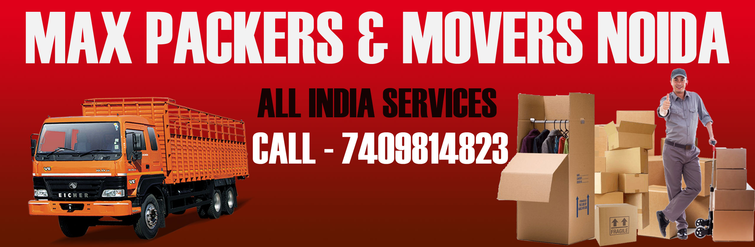 Max packers and movers noida Banner